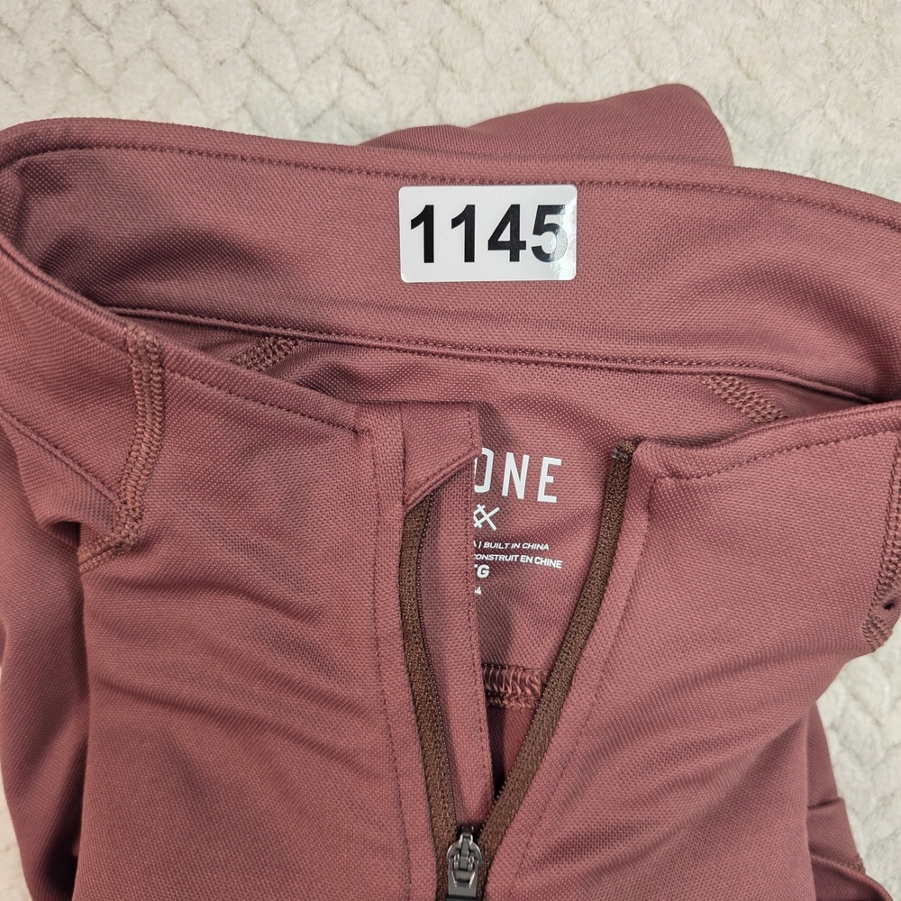 Rhone Mens XL Quarter Zip Pullover Mauve Performance Long Sleeve Activewear Top - Picture 7 of 7